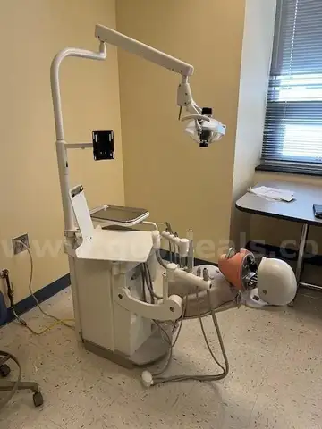 Dental Treatment Chair with Light &#x26; Delivery System, &#x22;A-dec&#x22; and &#x22;Pelton &#x26; Crane&#x22;