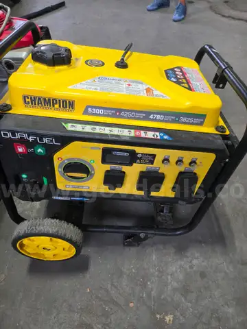 Various brands and sizes of generators and power washers (5)