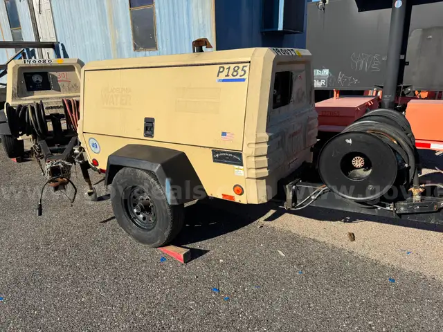 2019 DOOSAN P185WDO AIR COMPRESSOR TRAILER LOT302-190077-TR