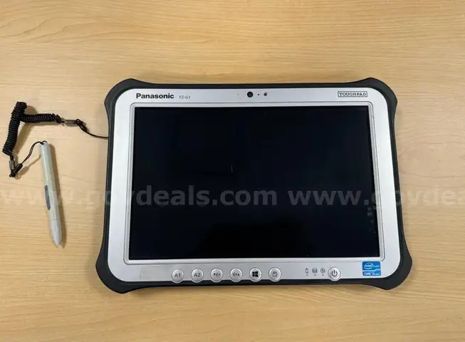 Lot of 8 Panasonic ToughPads (different models) With intel i5-vPro  Processor