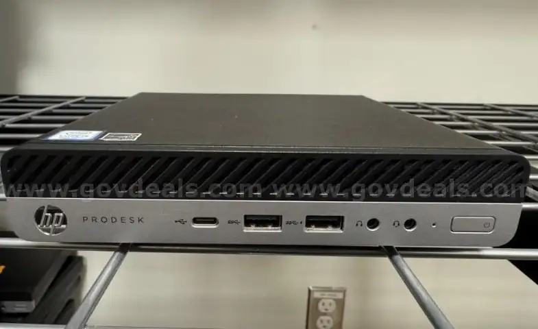 Lot of 7 HP ProDesk 600 G4 Mini PCs with i5 8500u