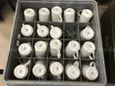 Lot of Various Ceramic Mugs, Water Glasses, Storage Trays, Etc.,