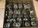 Lot of Various Ceramic Mugs, Water Glasses, Storage Trays, Etc.,
