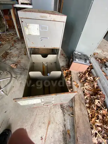 Two drawer file cabinet