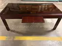 (1) Gianni Desk with Glass Top