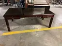 (1) Gianni Desk with Glass Top