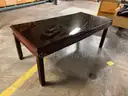 (1) Gianni Desk with Glass Top