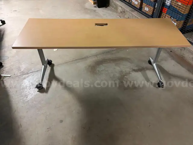 (1) Coalesse Table on Wheels
