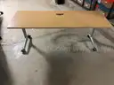 (1) Coalesse Table on Wheels