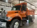 2003 International 7300 Dump Truck w/ Front Plow, Wing Plow, Brine System, and Spreader