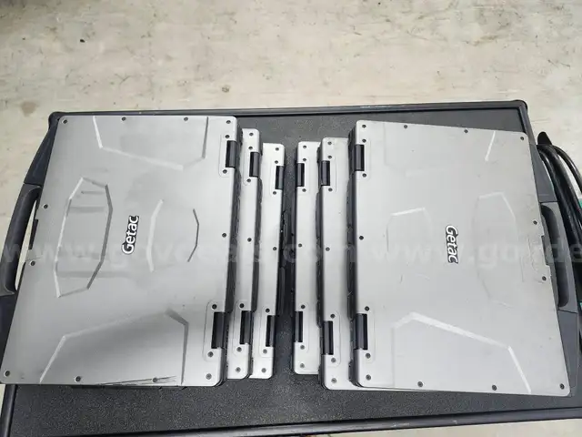 6 Getac Laptop Lots - No power cords included