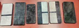 Six (6) Cell Phones - No power cords (WILL NOT SHIP)