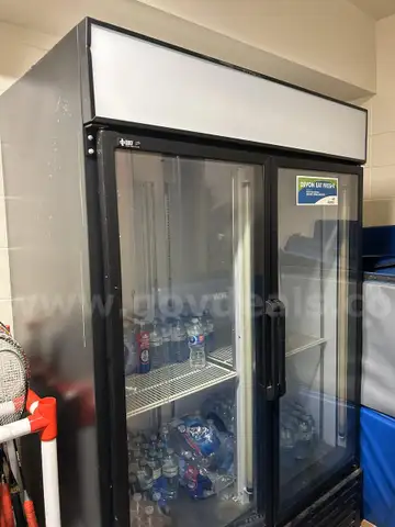 2 Door commercial stainless steel cooler