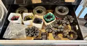 Coll-O-Crimp T-400 hydraulic hose press w/ dies