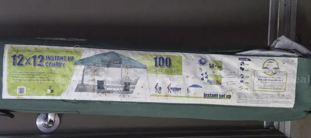 Instant up canopy