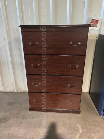 WOOD FILE CABINET