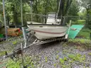 KEY LARGO 166 C/C BOAT W/MOTOR AND TRAILER