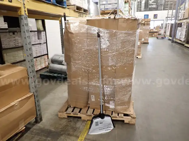 54 Brooms with Dustpan (1 lot)