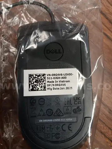 77 each NEW  Dell brand Scroll Wheel USB 2 Button Standard Optical Mouse Black  New and sealed