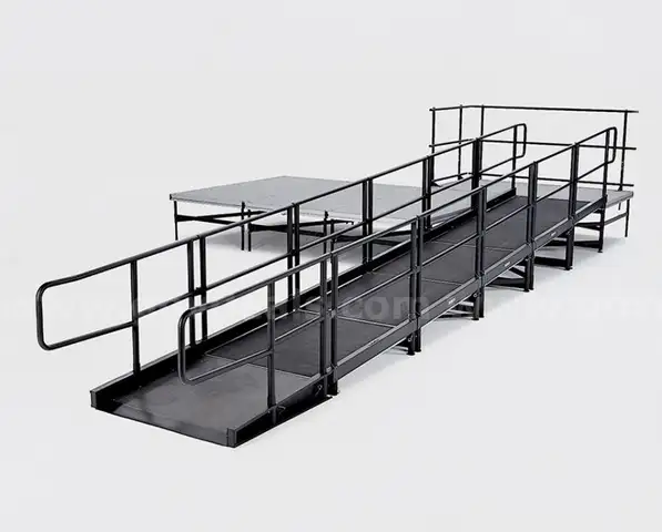 STAGE PLATFORM W/ ACCESS RAMP