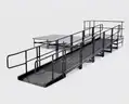 STAGE PLATFORM W/ ACCESS RAMP
