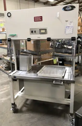 CLEAN AIR ANIMAL TRANSFER STATION: 48&#x22; WIDE, DUAL SIDED