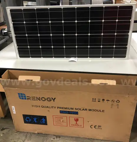 SOLAR PANEL SET: 100W MAX