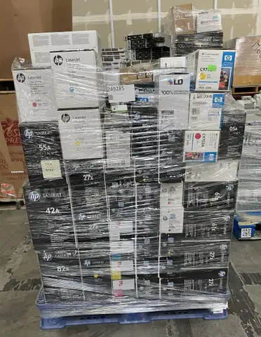 TONER CARTRIDGES: PALLET LOT FOR HP LASERJET PRINTERS