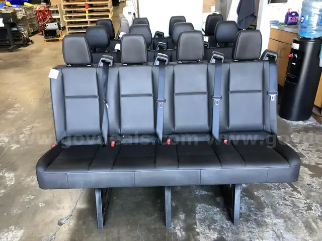 BENCH SEAT SET: 4 PERSON, FOR 2ND &#x26; 3RD ROW PASSENGER VAN