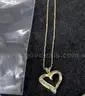 JEWELRY: 10K GOLD NECKLACE, 20.5"L