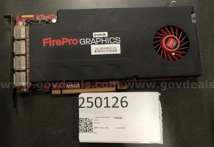 COMPUTER PARTS: GRAPHICS CARD, AMD