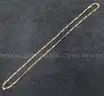 JEWELRY: 14K GOLD NECKLACE, 20"L