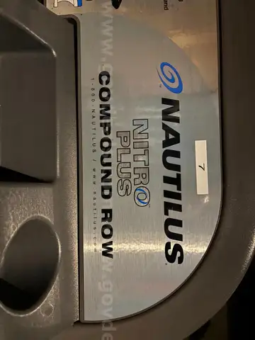 Nautilus Compound Row Machine