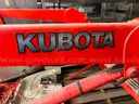Kubota 54-inch front loader bucket attachment.