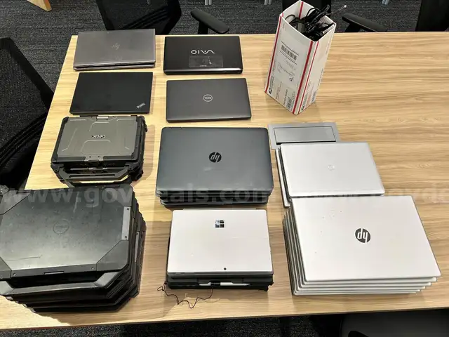 Various used Laptops