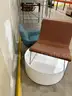 No Reserve: Knoll Office Cubicles and Round Table with Two Office Reception Chairs ( NO Desk Chairs)
