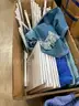 No Reserve: Knoll Office Cubicles and Round Table with Two Office Reception Chairs ( NO Desk Chairs)