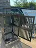 No Reserve: Lot (2) 10 Commercial Grade Bus Stop Steel Outer and Plastic Inner Litter Container