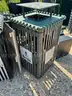 No Reserve: Lot (2) 10 Commercial Grade Bus Stop Steel Outer and Plastic Inner Litter Container