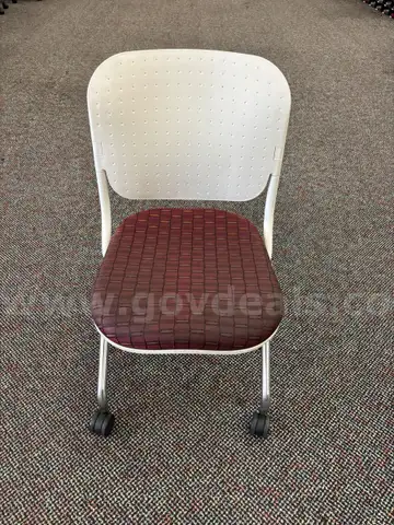 Tan &#x26; Red Nesting Chairs