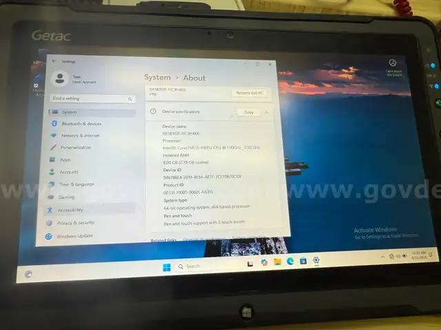GETAC F110