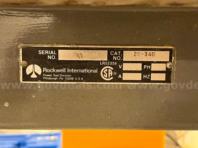 Rockwell 20 Inch Band Saw