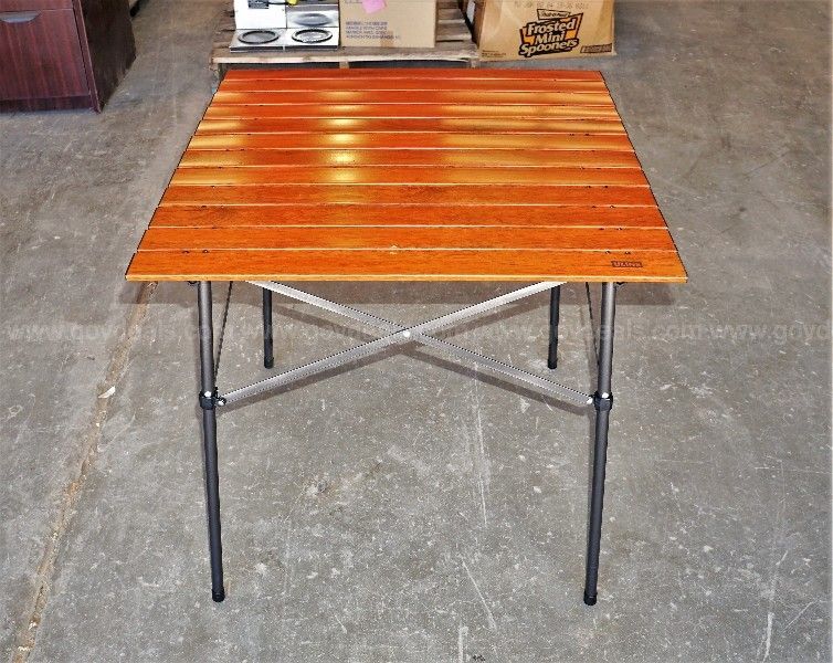 Uline store camping table