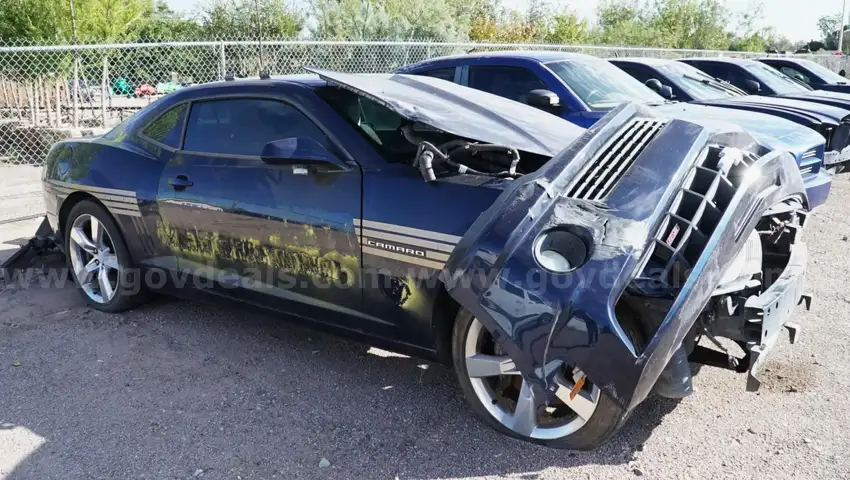 Wrecked Police Vehicles