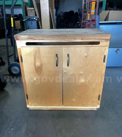 Small Wood Cabinet