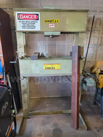 Simplex 50 Ton Press
