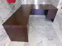 L-Shaped Desk w 4 drawers