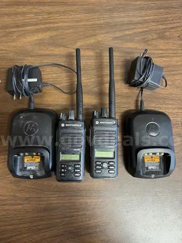Motorola XPR3500e (2) hand held radiosVHF