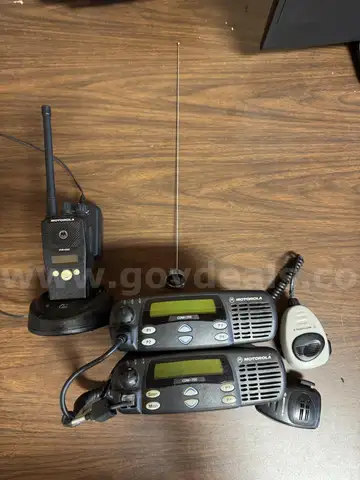 Motorola Mobile radios and Motorola portable VHF