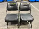 Lot of 2 Court Side Padded Folding Chairs from Carver Hawkeye Arena